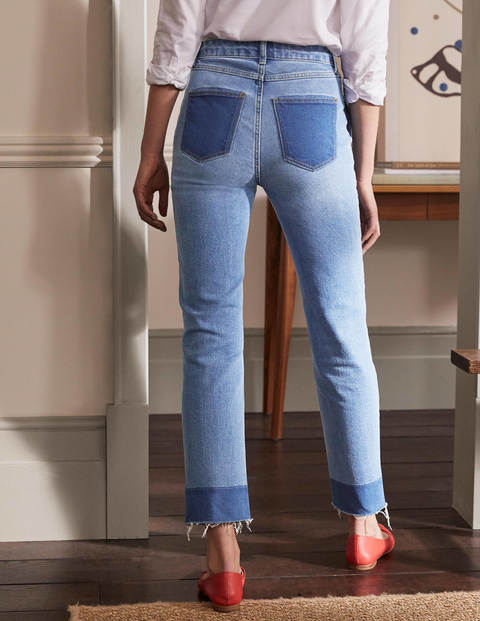 Relaxed Straight Jeans - Light Vintage Contrast Relaxed Straight Jeans - Light Vintage Contrast