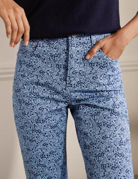 Relaxed Straight Jeans - Frost Blue, Enchanting Forest Relaxed Straight Jeans - Frost Blue, Enchanting Forest