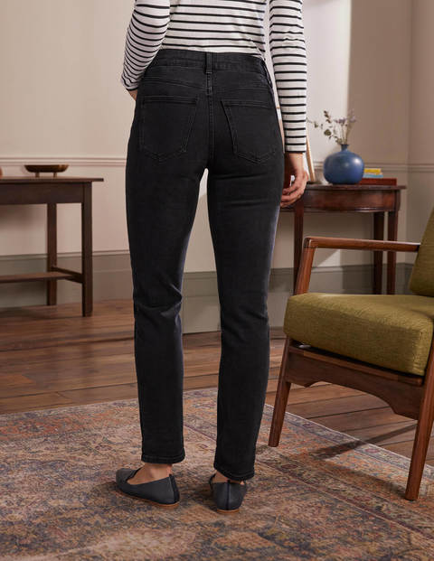 Girlfriend Jeans - Washed Black Girlfriend Jeans - Washed Black