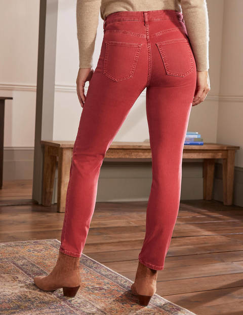 Girlfriend Jeans - Deep Rosehip Girlfriend Jeans - Deep Rosehip