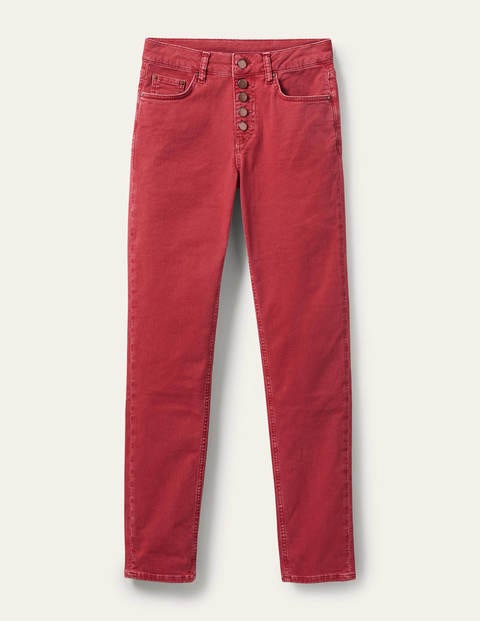 Girlfriend Jeans - Deep Rosehip Girlfriend Jeans - Deep Rosehip