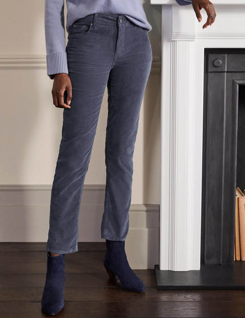 Cord Slim Straight Jeans - Asphalt Cord Slim Straight Jeans - Asphalt