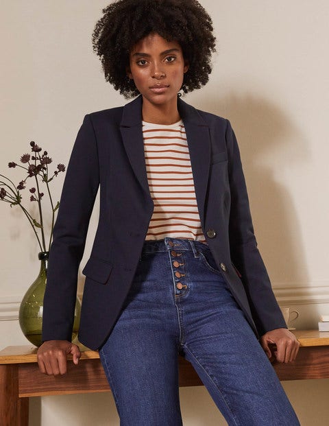 Smyth Ponte-Blazer - Navy Smyth Ponte-Blazer - Navy