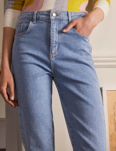 Barrel-Jeans - Helles Vintage-Denim Barrel-Jeans - Helles Vintage-Denim