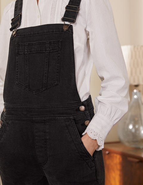 Girlfriend Overalls - Washed Black