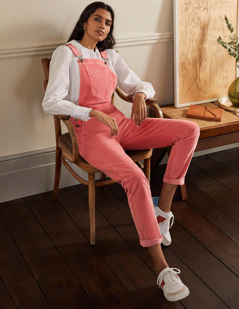 Girlfriend Overalls - Dusty Red Cord Girlfriend Overalls - Dusty Red Cord