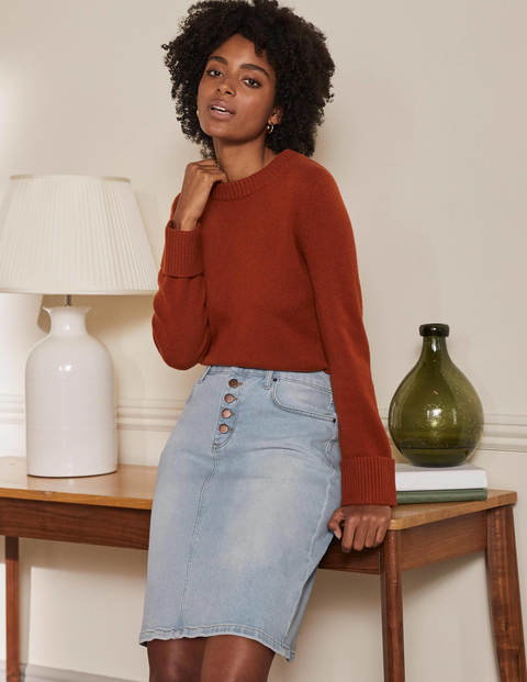 grlfrnd denim wrap skirt