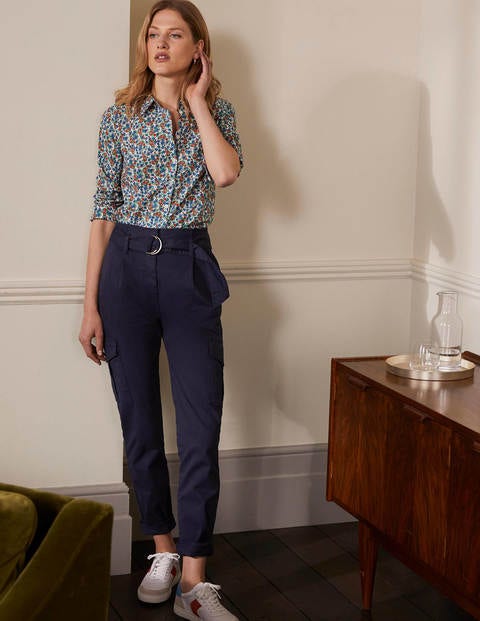 The Cotton Shirt - Ivory, Pretty Floral The Cotton Shirt - Ivory, Pretty Floral