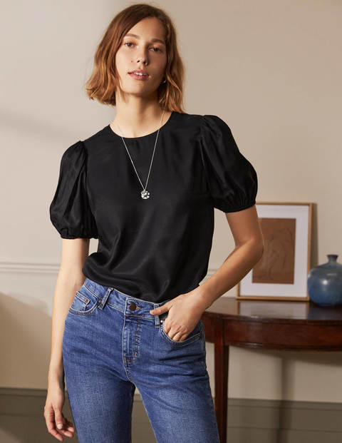Adriana Puff Sleeve Top - Black Adriana Puff Sleeve Top - Black
