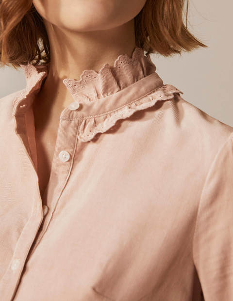 Chemise Eliza avec broderie anglaise - Pop-corn Chemise Eliza avec broderie anglaise - Pop-corn