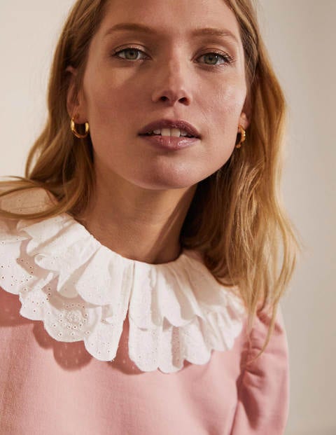 Hattie Collar Sweatshirt - Milkshake Hattie Collar Sweatshirt - Milkshake