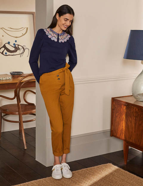 Hattie Collar Sweatshirt - Navy Hattie Collar Sweatshirt - Navy