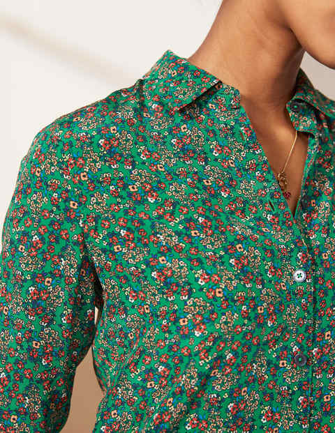 Silk Shirt - Sapling, Pretty Floral Silk Shirt - Sapling, Pretty Floral