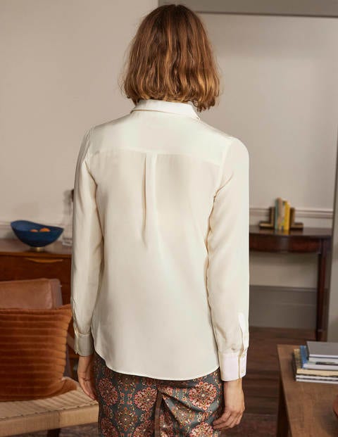 Silk Shirt - Ivory Silk Shirt - Ivory