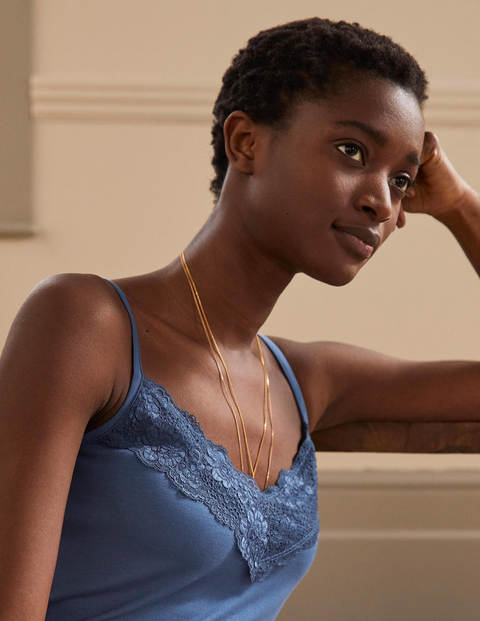 Lace Cami Top - Galaxy Blue Lace Cami Top - Galaxy Blue