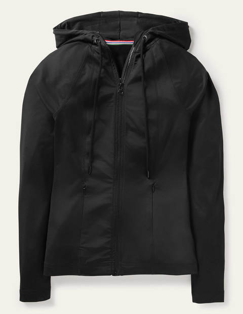 Annie Zip-Up Hooded Jacket - Black Annie Zip-Up Hooded Jacket - Black