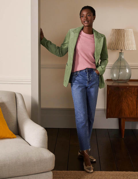 Victoria Cord Blazer - Light Olive Victoria Cord Blazer - Light Olive