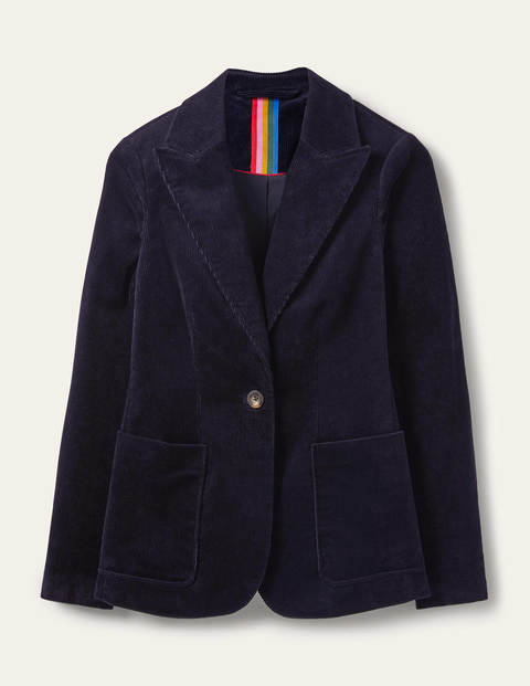 Victoria Cord Blazer - Navy Victoria Cord Blazer - Navy