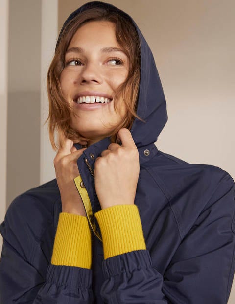 Waterproof Hooded Jacket - Navy Waterproof Hooded Jacket - Navy