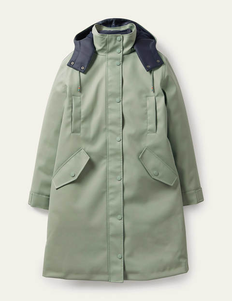 Imperméable Bamburgh - Sauge/bleu marine Imperméable Bamburgh - Sauge/bleu marine