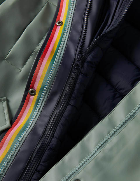 Imperméable Bamburgh - Sauge/bleu marine Imperméable Bamburgh - Sauge/bleu marine