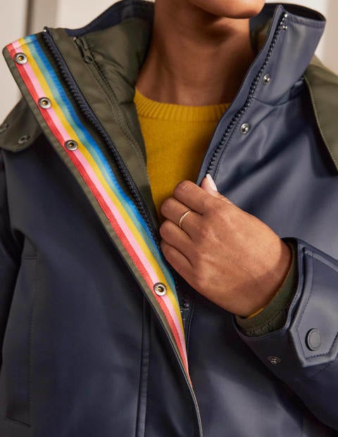 Imperméable Bamburgh - Bleu marine/kaki Imperméable Bamburgh - Bleu marine/kaki