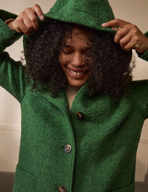 Cambridge Textured Coat - Conifer Cambridge Textured Coat - Conifer