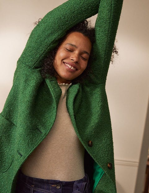 Cambridge Textured Coat - Conifer Cambridge Textured Coat - Conifer