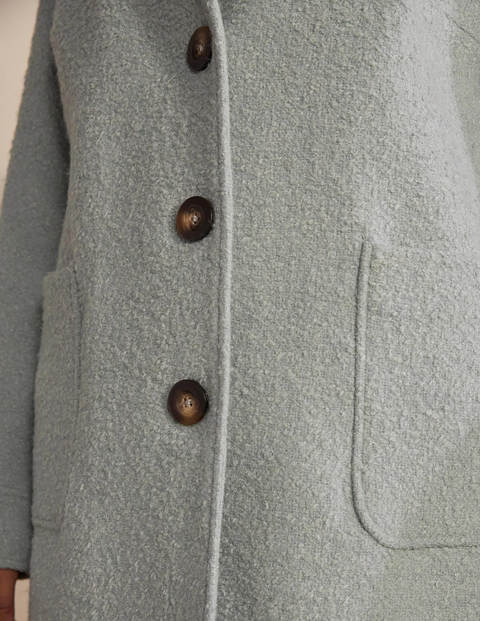 Cambridge Textured Coat - Icy Blue Cambridge Textured Coat - Icy Blue