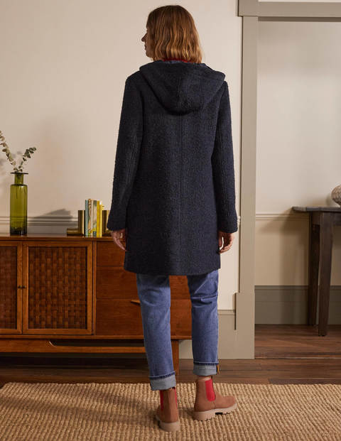 Cambridge Textured Coat - Navy Cambridge Textured Coat - Navy