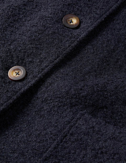 Cambridge Textured Coat - Navy Cambridge Textured Coat - Navy