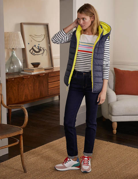 Leichte Wendeweste - Navy/Mimosengelb Leichte Wendeweste - Navy/Mimosengelb