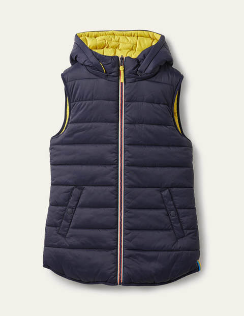 Leichte Wendeweste - Navy/Mimosengelb Leichte Wendeweste - Navy/Mimosengelb