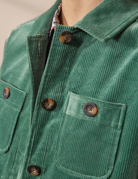 Cord-Hemdjacke - Salbeigrün Cord-Hemdjacke - Salbeigrün