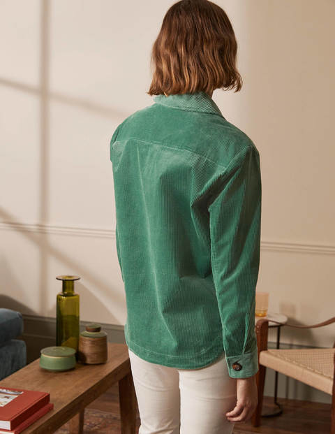 Cord-Hemdjacke - Salbeigrün Cord-Hemdjacke - Salbeigrün