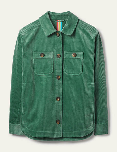 Cord-Hemdjacke - Salbeigrün Cord-Hemdjacke - Salbeigrün