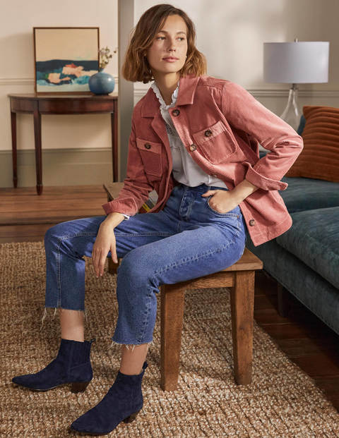 Cord Shacket - Dusty Rose Cord Shacket - Dusty Rose