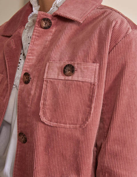 Cord Shacket - Dusty Rose Cord Shacket - Dusty Rose