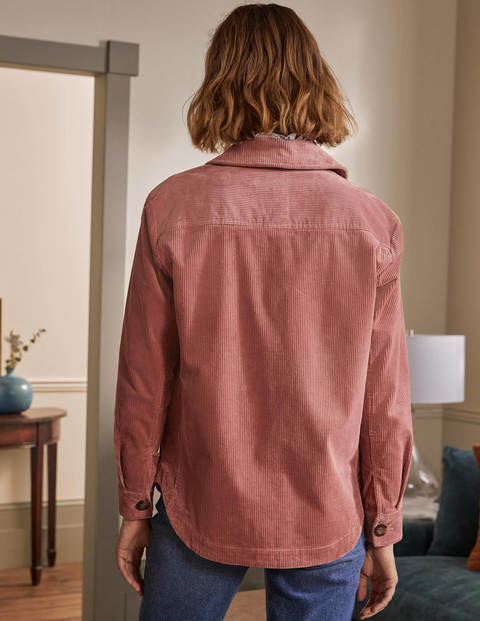 Cord Shacket - Dusty Rose Cord Shacket - Dusty Rose