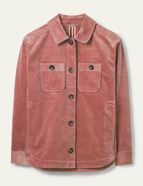 Cord Shacket - Dusty Rose Cord Shacket - Dusty Rose