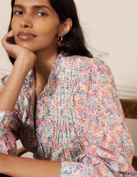 Miranda Blouse - Ivory, Enchanting Forest Miranda Blouse - Ivory, Enchanting Forest