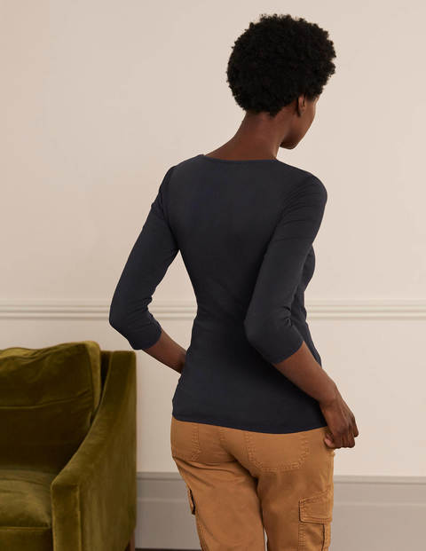 Double Layer Front Top - Navy Double Layer Front Top - Navy