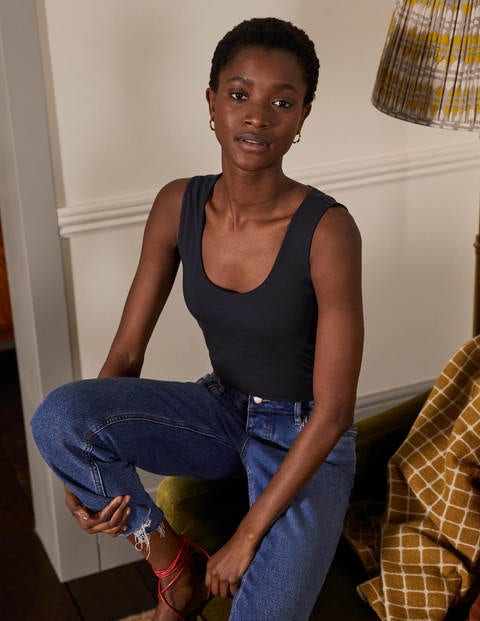 Double Layer Tank - Navy Double Layer Tank - Navy