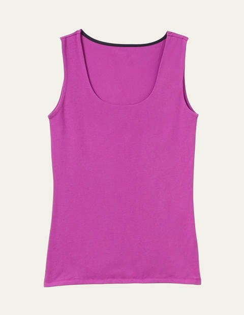Double Layer Tank - Regal Purple Double Layer Tank - Regal Purple