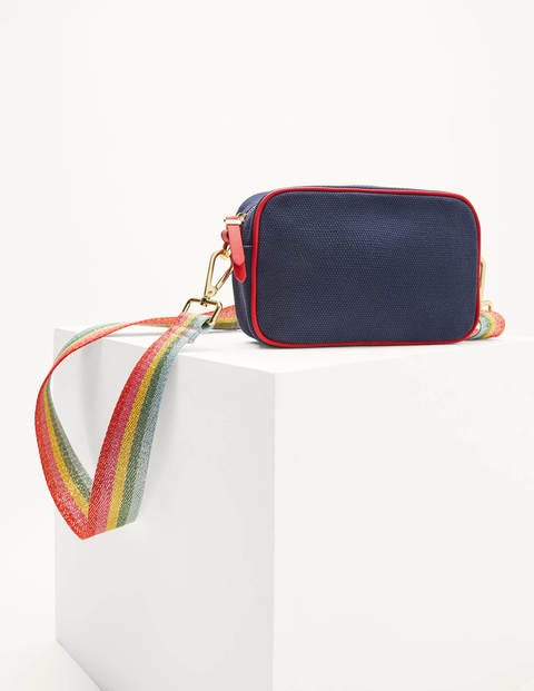 Olivia Canvas Crossbody Bag - Navy Olivia Canvas Crossbody Bag - Navy