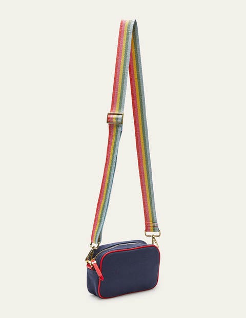Olivia Canvas Crossbody Bag - Navy Olivia Canvas Crossbody Bag - Navy