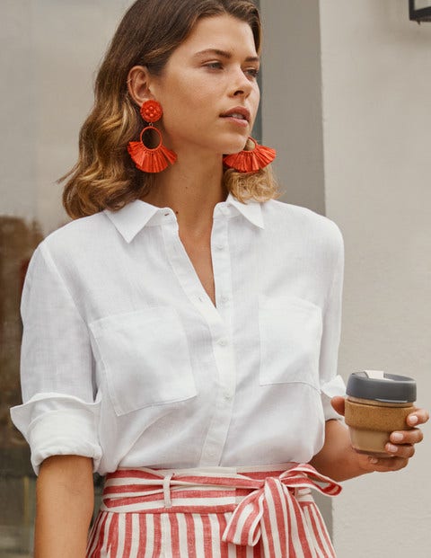 Raffia Tassel Ring Earrings - Red Pop Raffia Tassel Ring Earrings - Red Pop