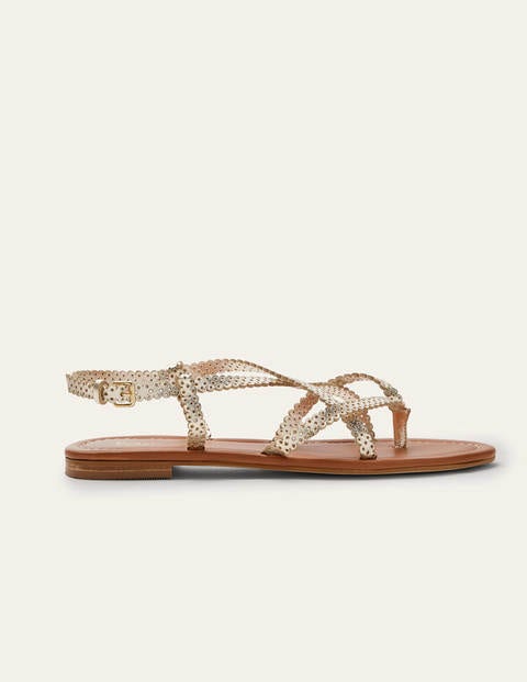 Deborah Sandalen mit Riemen - Gold Deborah Sandalen mit Riemen - Gold