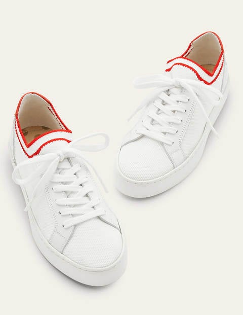 Hazel Trainers - White/Red Hazel Trainers - White/Red