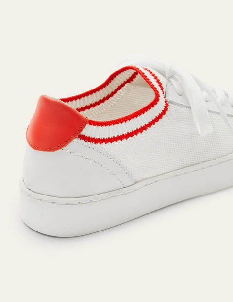 Hazel Trainers - White/Red Hazel Trainers - White/Red